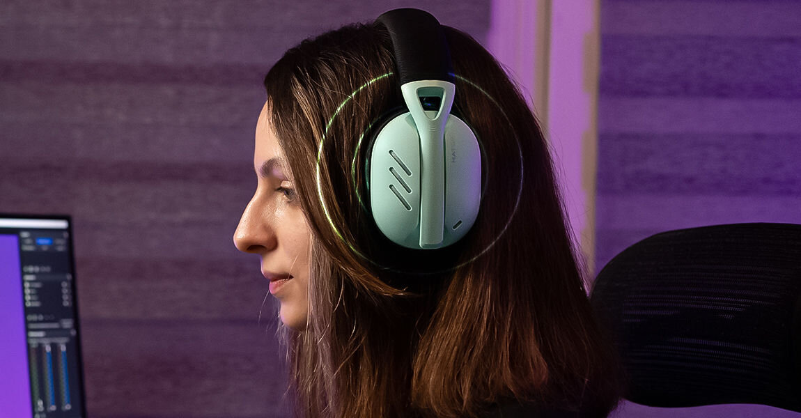 Słuchawki Hyperpunk 2 Wireless Tri-mode czarny 40 mm głośniki magnesy neodymowe