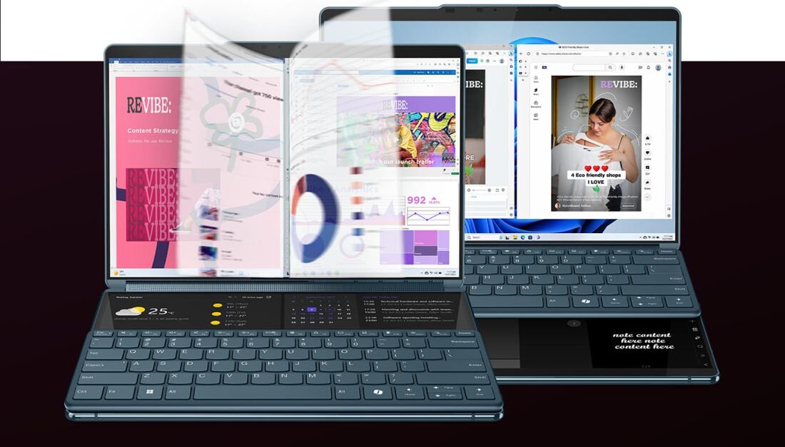 Laptop LENOVO Yoga Book 9 - Smart Launcher