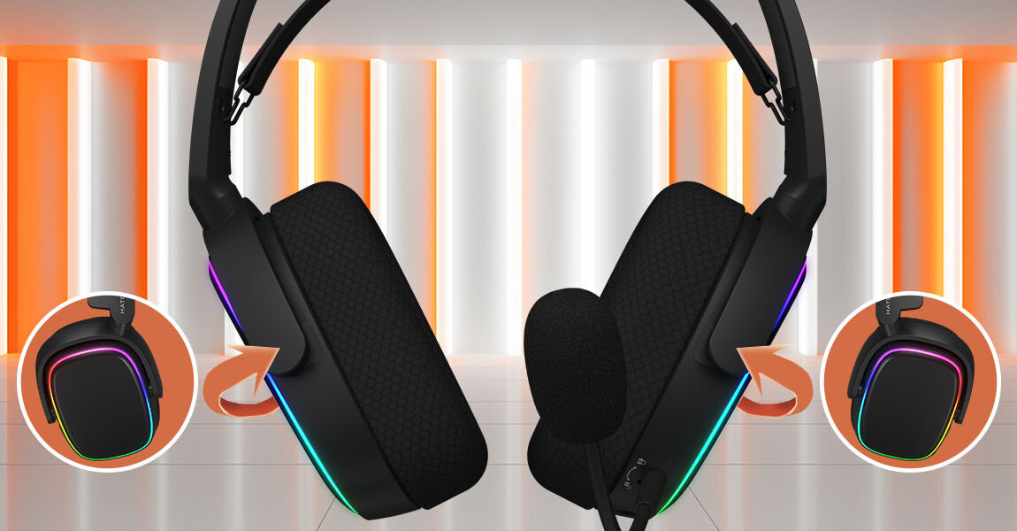 Słuchawki Phoenix Wireless Tri-mode czarny obrotowe nauszniki trwała konstrukcja