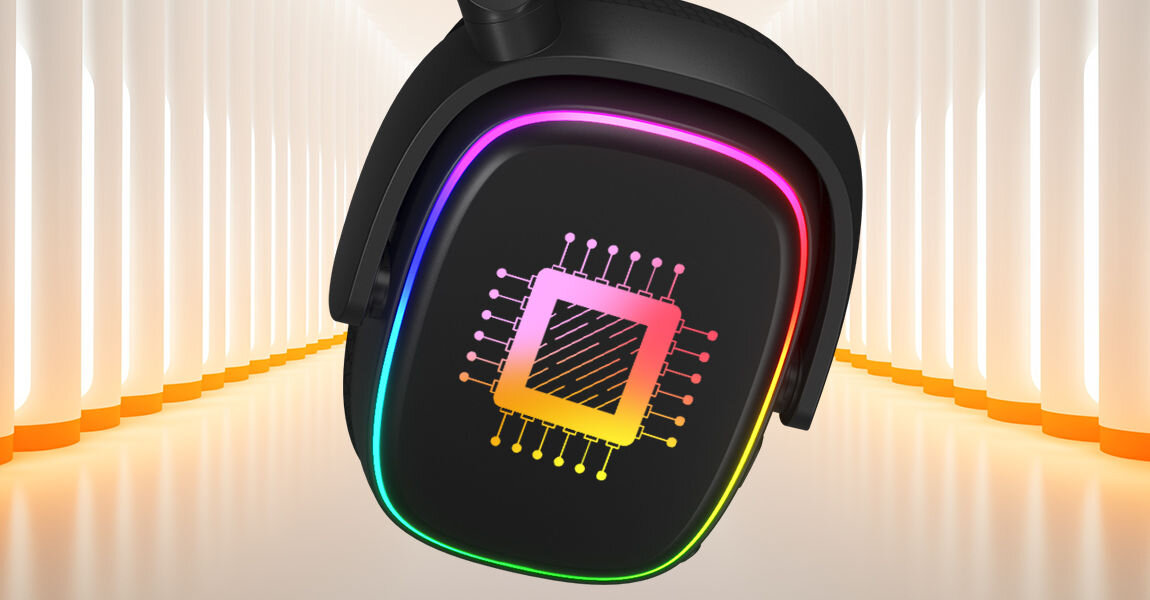 Słuchawki Phoenix Wireless Tri-mode czarny wbudowany procesor DSP Digital Signal Processor