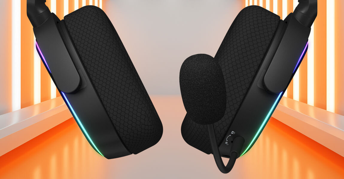 Słuchawki Phoenix Wireless Tri-mode czarny odpinany mikrofon z piankowym filtrem  o czułości -38 ± 3 dB jack 3,5 mm