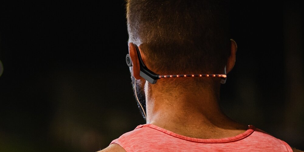 SŁUCHAWKI BLUETOOTH KOSTNE OPN SOUND DASHLYTE przewodnictwo kostne
