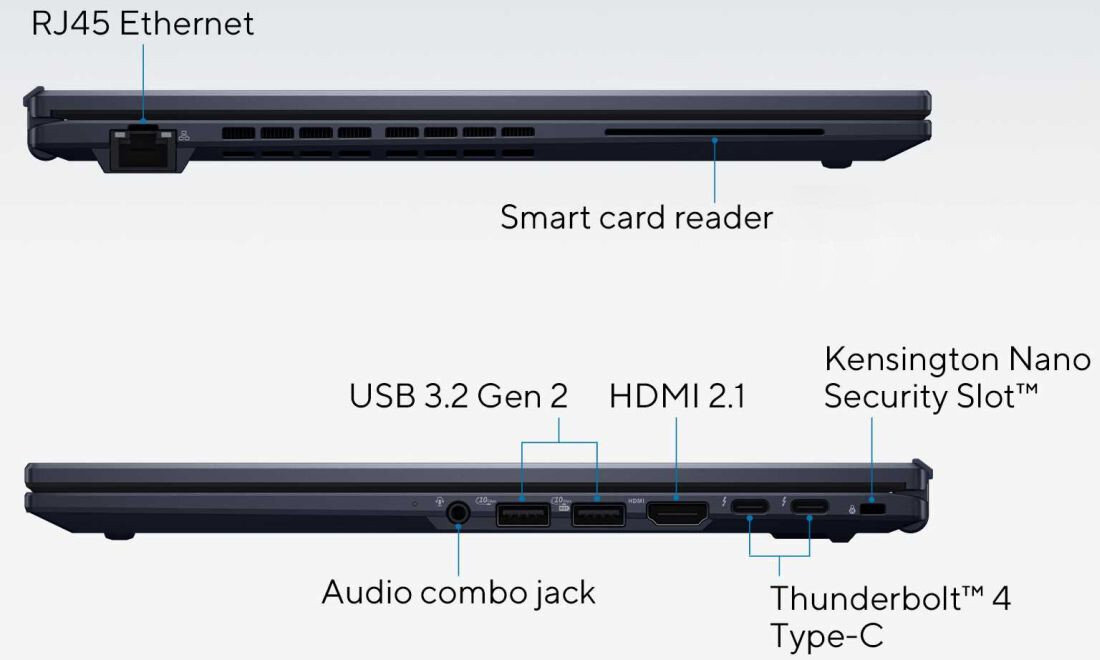 Laptop ASUS ExpertBook B5 B3404CVA - Thunderbolt 4