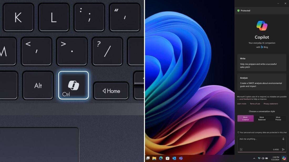 Laptop ASUS ExpertBook B3 B3404CVA  - Asystent AI   