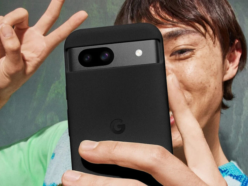 Etui GOOGLE do Pixel 8A Jasnoniebieski miękkie dopasowane