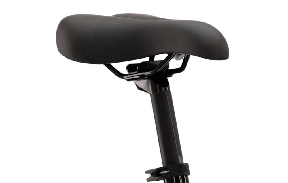 Rower trekkingowy KROSS Trans 1.0 D15 28 cali damski Czarno-szary sztyca siodelka prosta amortyzowana piankowe siodelko