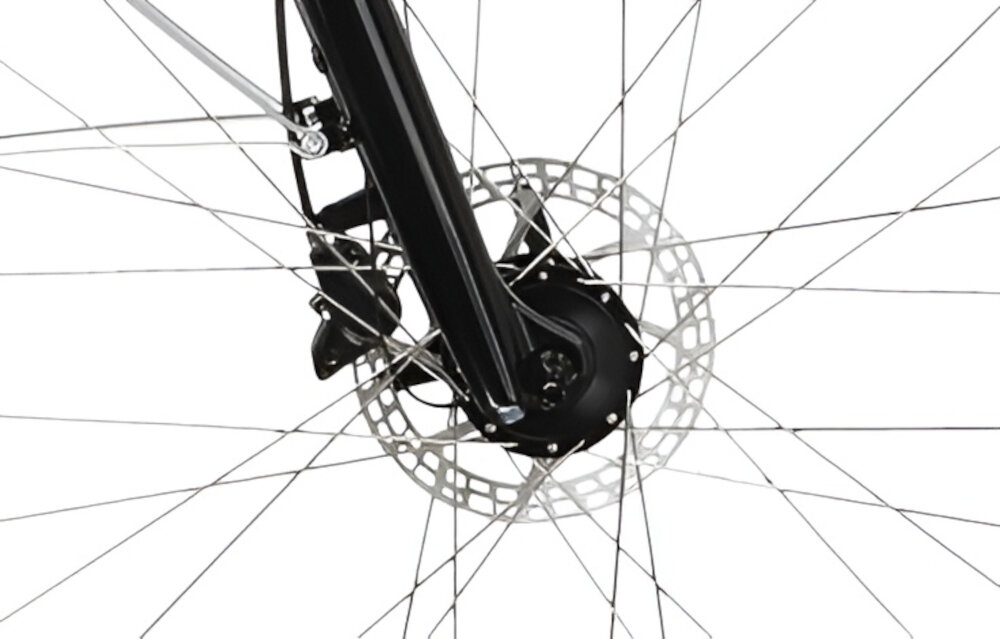Rower trekkingowy KROSS Explorer 4.0 M19 28 cali męski Turkusowy podstawa bezpieczenstwa hamulce przednie i tylne tarczowe hydrauliczne marki SHIMANO Altus duza sila hamowania plyn hamulcowy