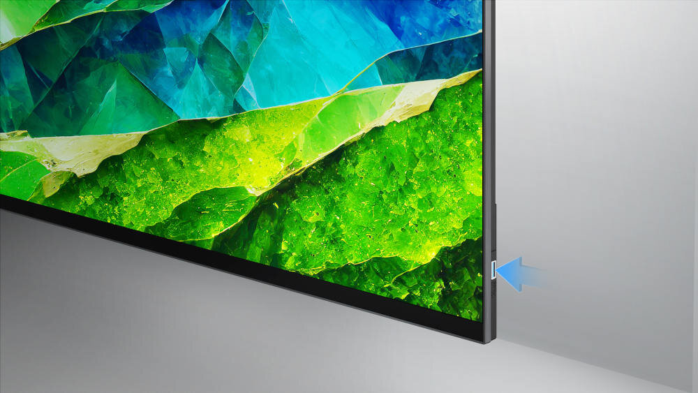 telewizor TCL 75C855 - bezramkowa obudowa