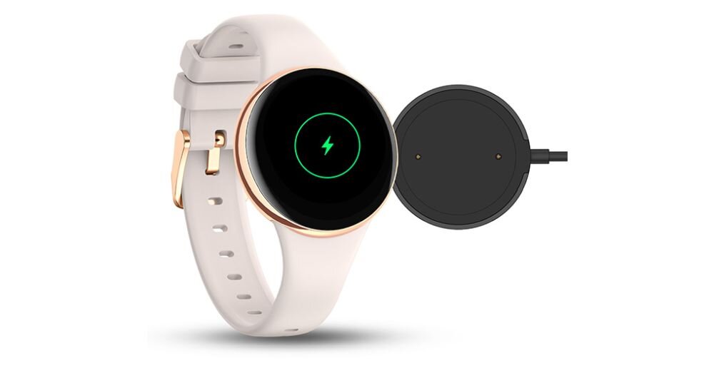 Smartwatch MANTA Livia Mini ladowanie czas akumulator 