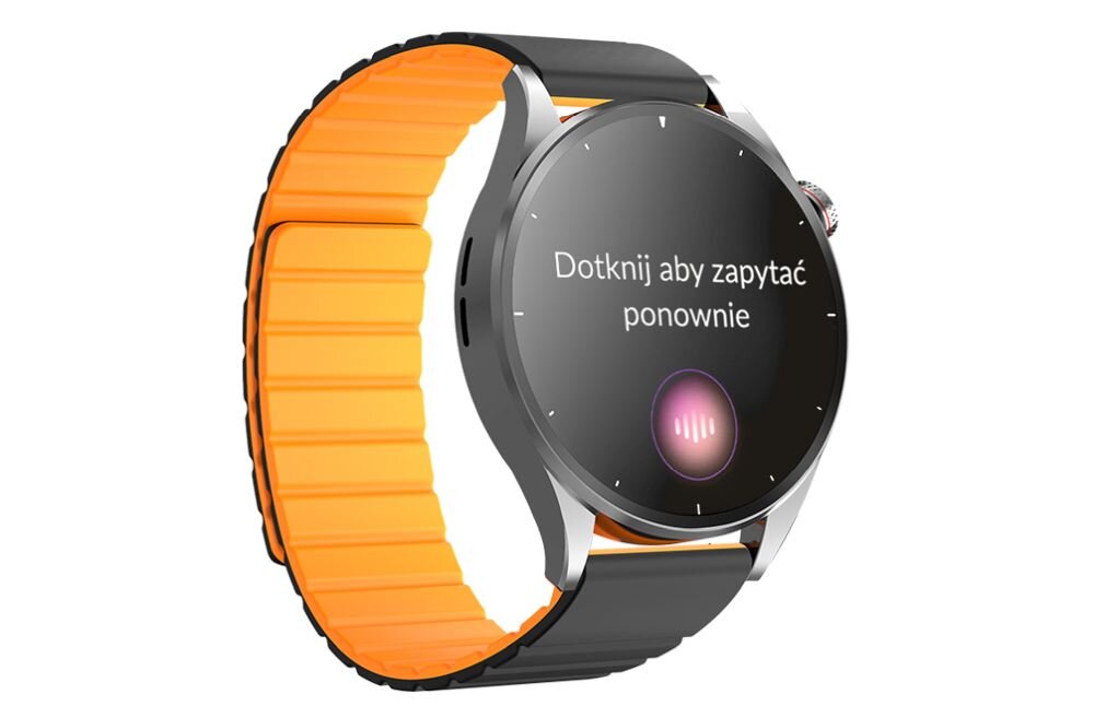 Smartwatch MAXCOM FW66 Iron R codzienny asystent powiadomienia przypomnienia alarmy wiadomosci polaczenia