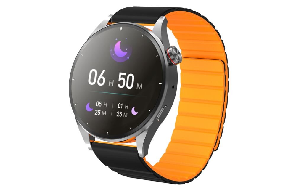 Smartwatch MAXCOM FW66 Iron R monitorowanie snu odpoczynek fazy glebokie plytkie