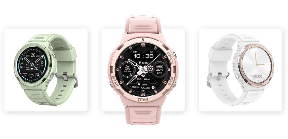 Smartwatch MAXCOM FW100 Titan Valkiria odwaga aktywnosc kobiecosc smartwatch