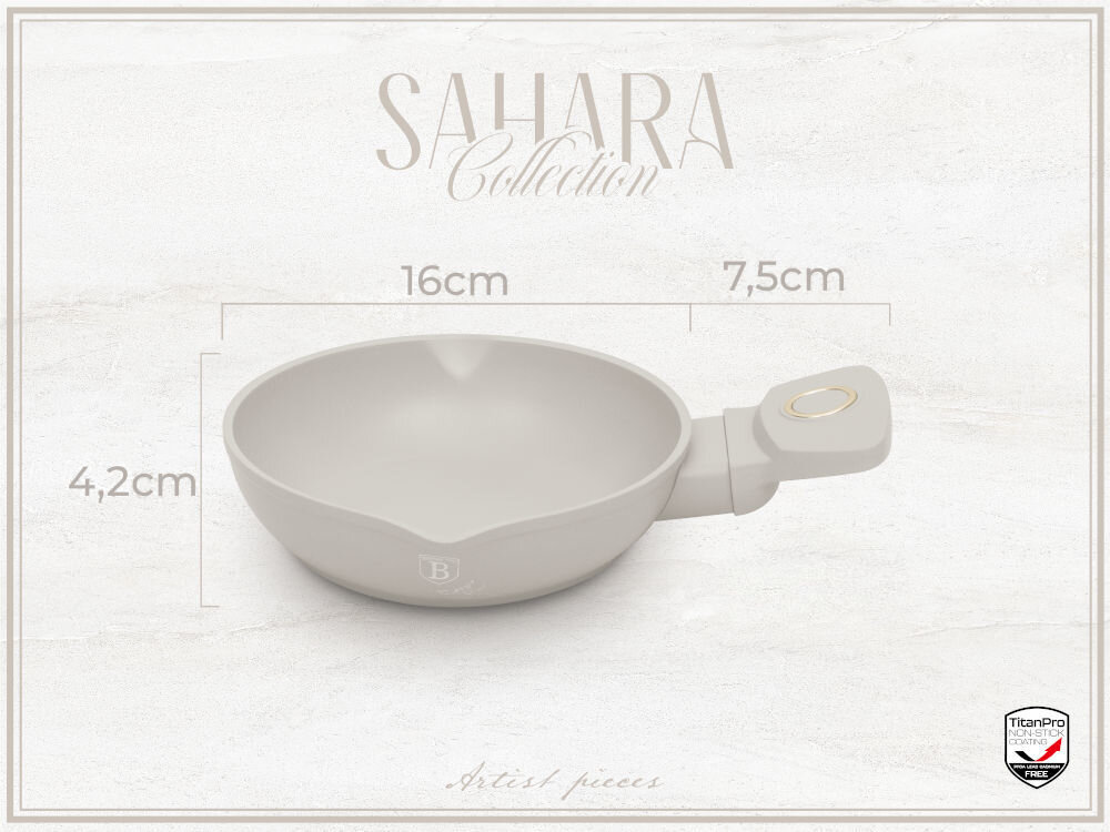 Patelnia BERLINGER HAUS Sahara BH 8056 28 cm wymiary