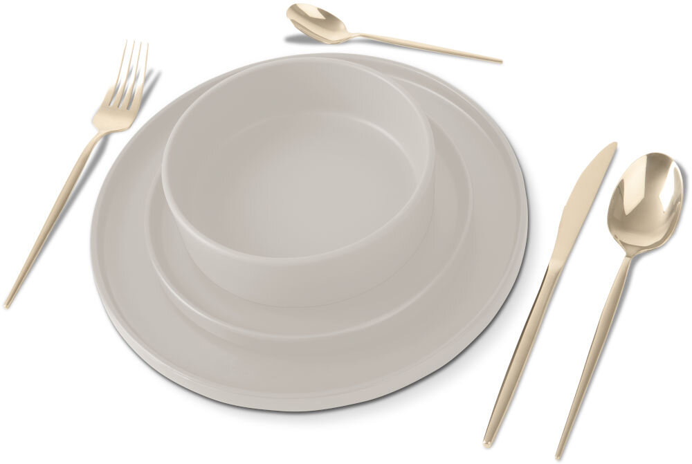 Zestaw BERLINGER HAUS Sahara Collection BH-10005 (18 elementów) trwałe odporne zmywarka kuchenka mikrofalowa