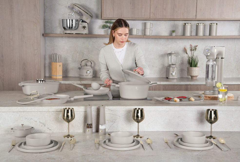 Zestaw BERLINGER HAUS Sahara Collection BH-10005 (18 elementów) 3 kształty