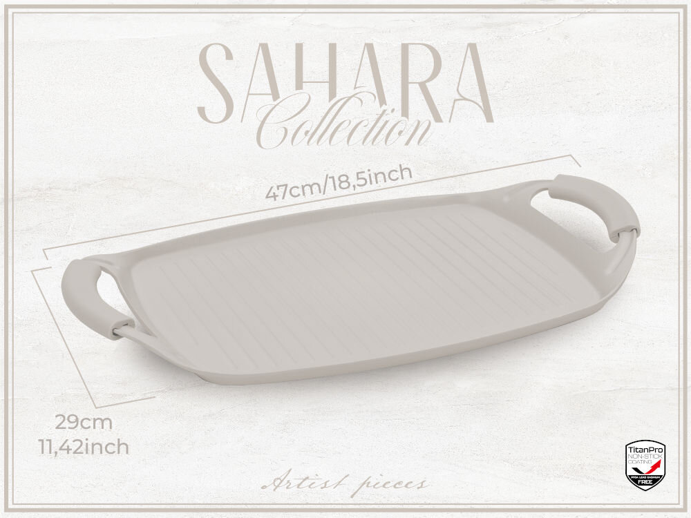 Płyta Grillowa BERLINGER HAUS Sahara BH 8077 47 cm średnica wymiary
