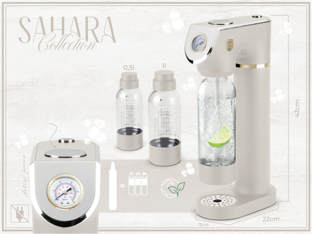 Saturator BERLINGER HAUS Sahara Collection BH-8556 Kremowy butelka 0,5 1 litr