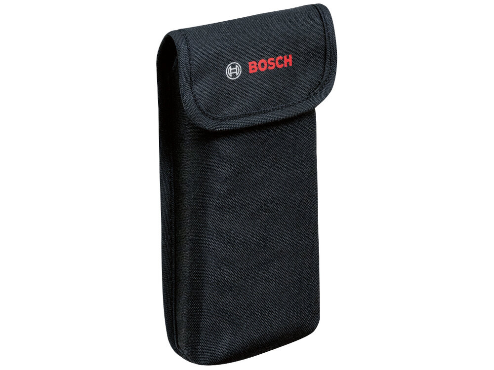 Detektor BOSCH GMS 120-27 etui na białym tle wytrzymałe etui ochrona przed zarysowaniami i kurzem łatwy transport