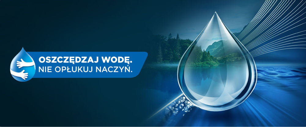 Kapsułki do zmywarek FINISH Powerball Ultimate All In 1 oszczędność wody bez opłukiwania