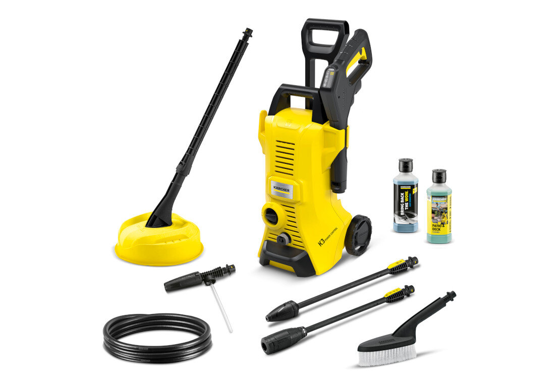 Myjka ciśnieniowa KARCHER K3 Power Control Car & Home EU 1.676-105.0 zestaw akcesoria komplet wyposazenie