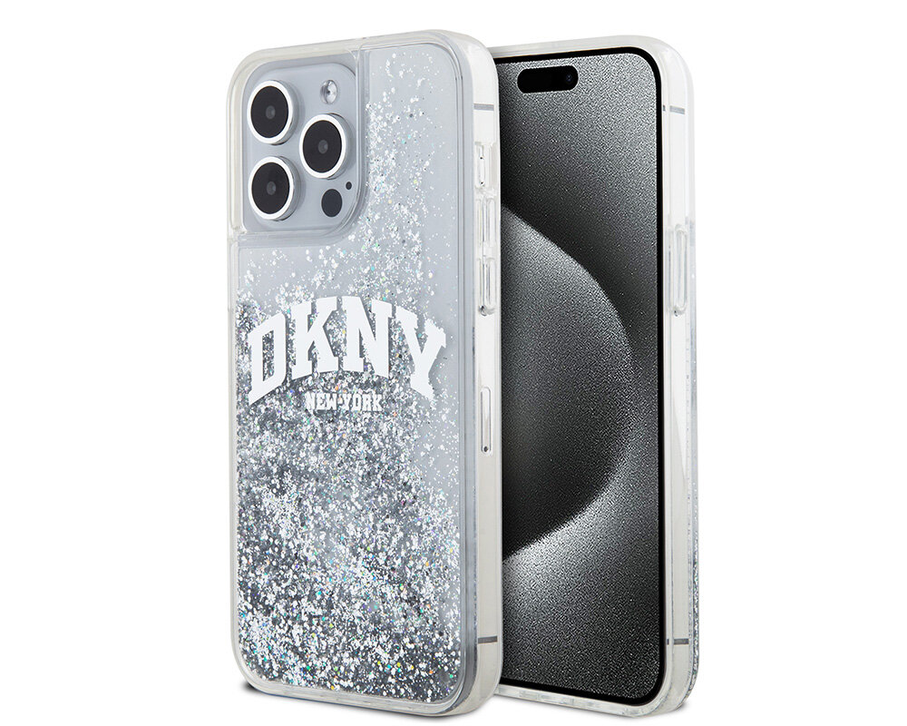 Etui DKNY Liquid Glitter Big Logo Wypełnione brokatem magię nocnych ulic Nowego Jorku logo marki