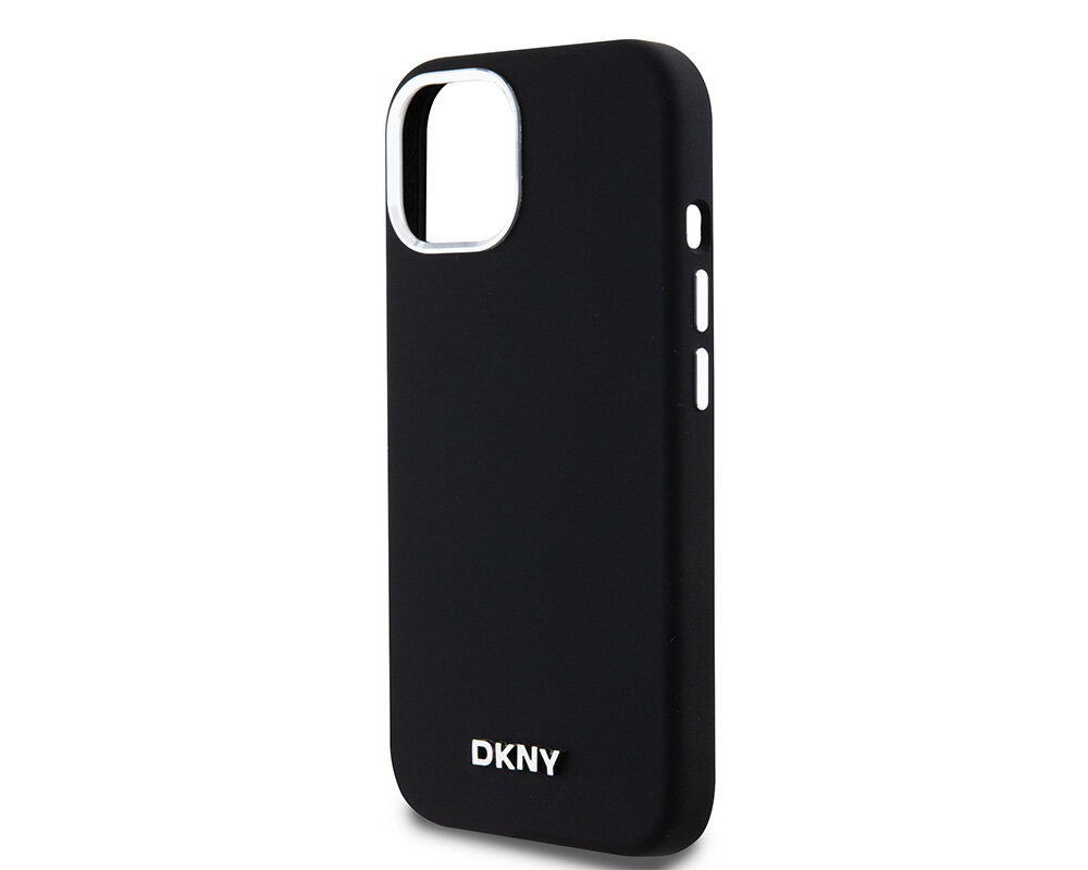 Etui DKNY Liquid Silicone Small Metal Logo elegancję, minimalizm oraz wysoką jakość wykonania