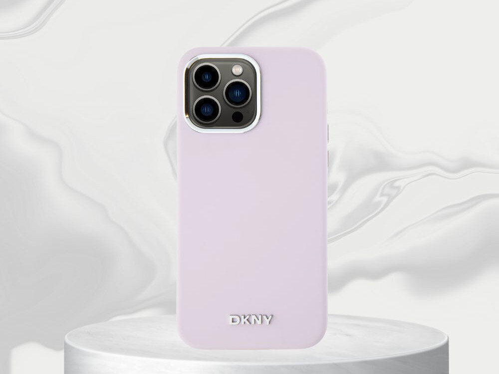Etui DKNY Liquid Silicone Small Metal Logo 