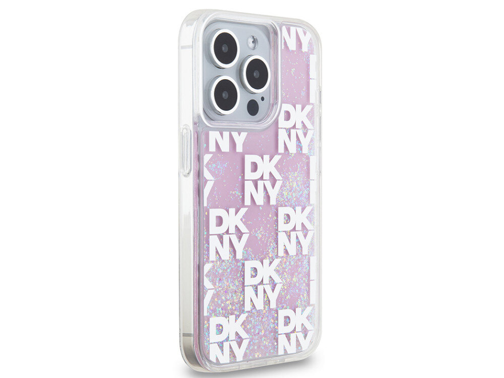 Etui DKNY Liquid Glitter Multilogo bezpieczeństwo przed przypadkowymi uszkodzeniami i wstrząsami dopasowane wymiary nie ograniczając dostępu do portów i przycisków