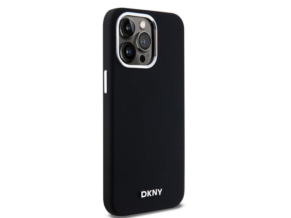 Etui DKNY Liquid Silicone Small Metal Logo precyzyjnie dopasowane skutecznie amortyzować ewentualne upadki pełny dostęp do portów i przycisków poliuretanu odporność