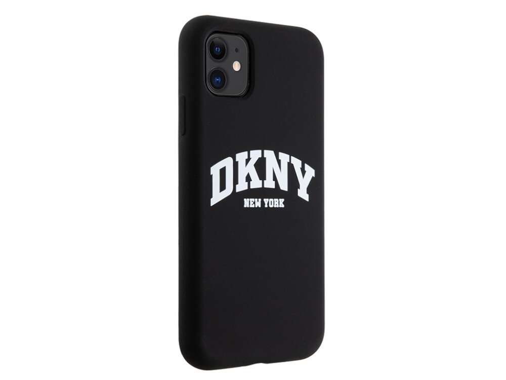 Etui DKNY Liquid Silicone White Printed Logo precyzyjnie dopasowane skutecznie amortyzować ewentualne upadki pełny dostęp do portów i przycisków poliuretanu odporność