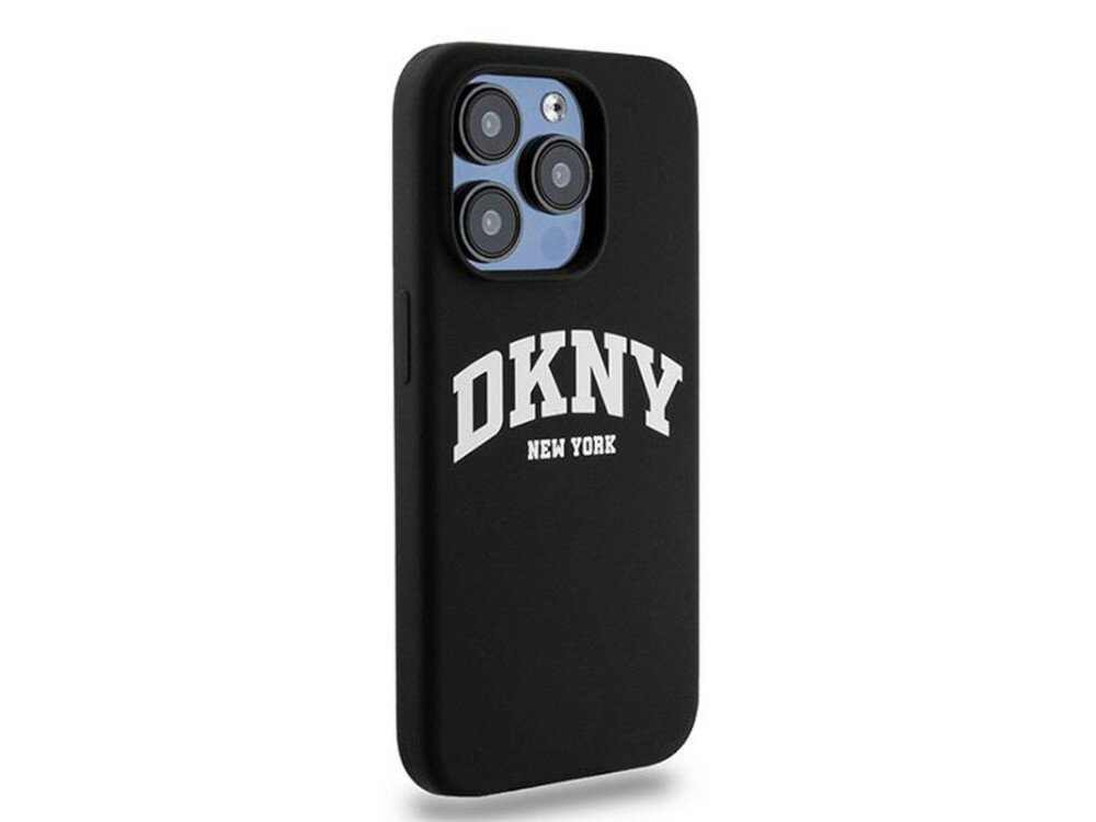 Etui DKNY Liquid Silicone White Printed Logo precyzyjnie dopasowane skutecznie amortyzować ewentualne upadki pełny dostęp do portów i przycisków poliuretanu odporność