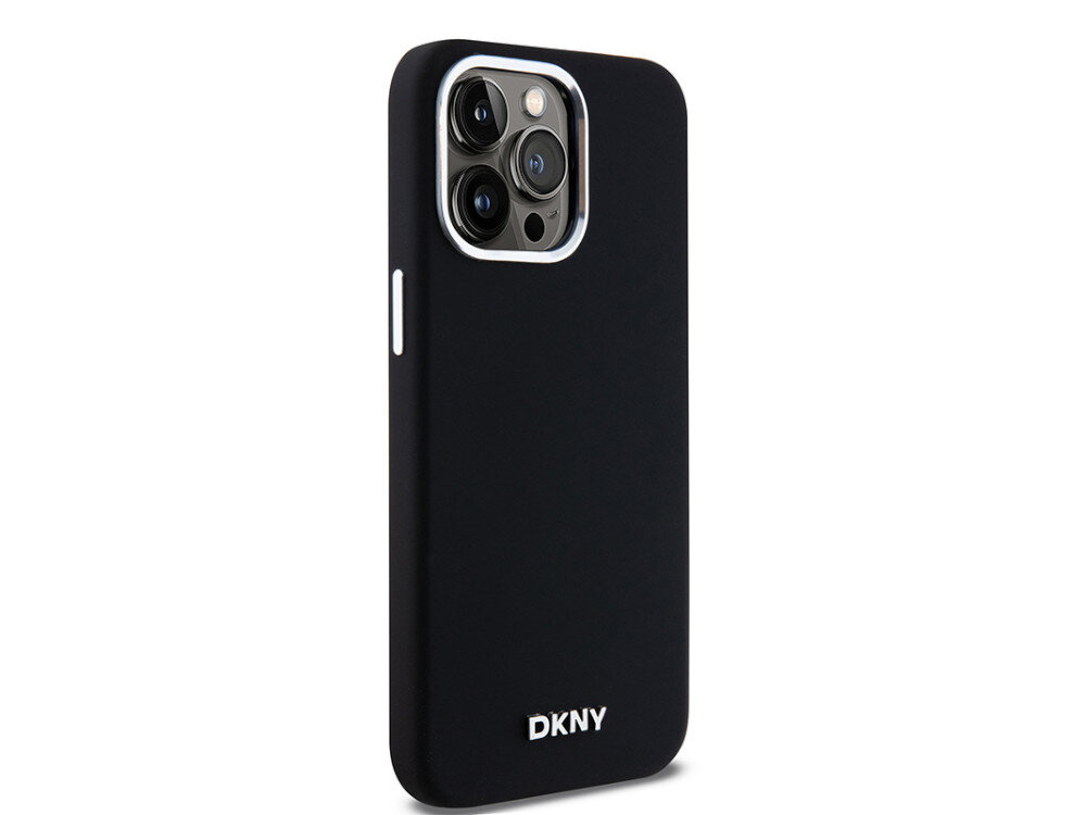 Etui DKNY Liquid Silicone Small Metal Logo precyzyjnie dopasowane skutecznie amortyzować ewentualne upadki pełny dostęp do portów i przycisków poliuretanu odporność