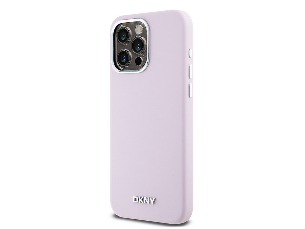 Etui DKNY Liquid Silicone Small Metal Logo Miękka powierzchnia silikonowa pewny chwyt
