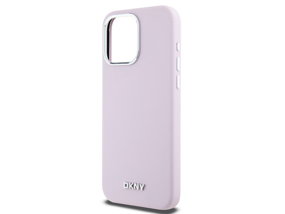 Etui DKNY Liquid Silicone Small Metal Logo elegancję, minimalizm oraz wysoką jakość wykonania