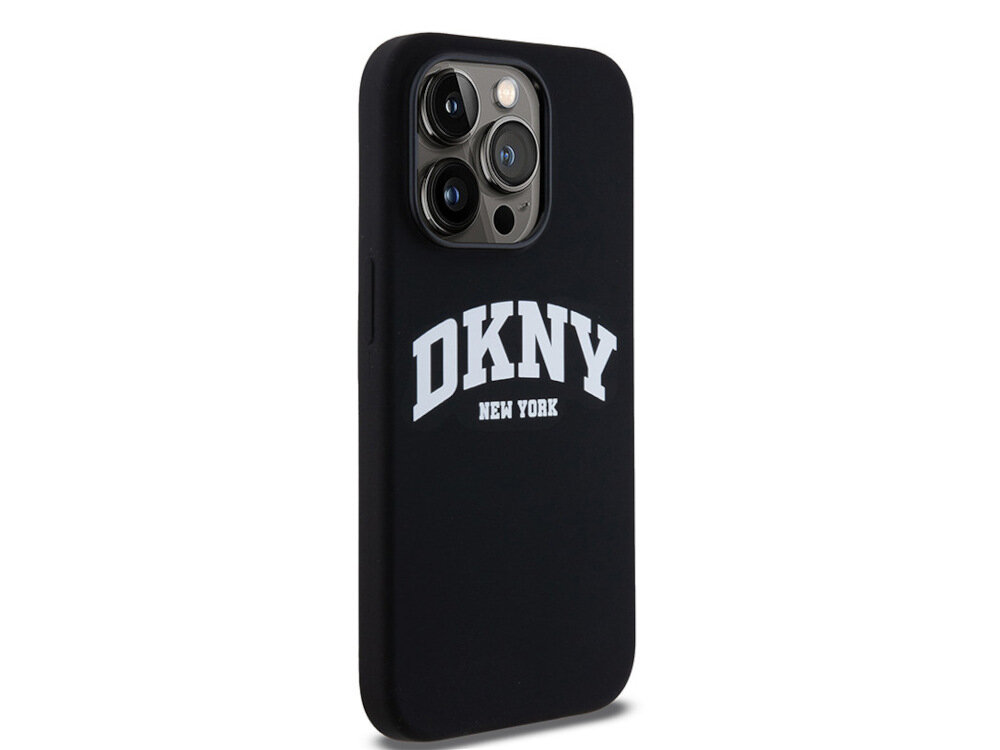 Etui DKNY Liquid Silicone White Printed Logo precyzyjnie dopasowane skutecznie amortyzować ewentualne upadki pełny dostęp do portów i przycisków poliuretanu odporność
