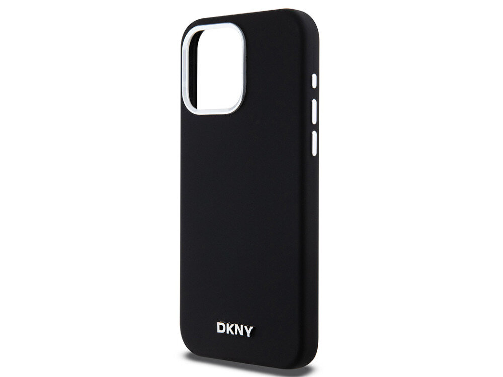 Etui DKNY Liquid Silicone Small Metal Logo elegancję, minimalizm oraz wysoką jakość wykonania