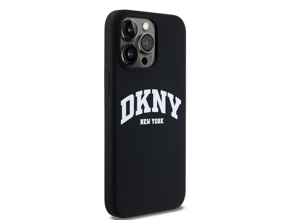Etui DKNY Liquid Silicone White Printed Logo precyzyjnie dopasowane skutecznie amortyzować ewentualne upadki pełny dostęp do portów i przycisków poliuretanu odporność