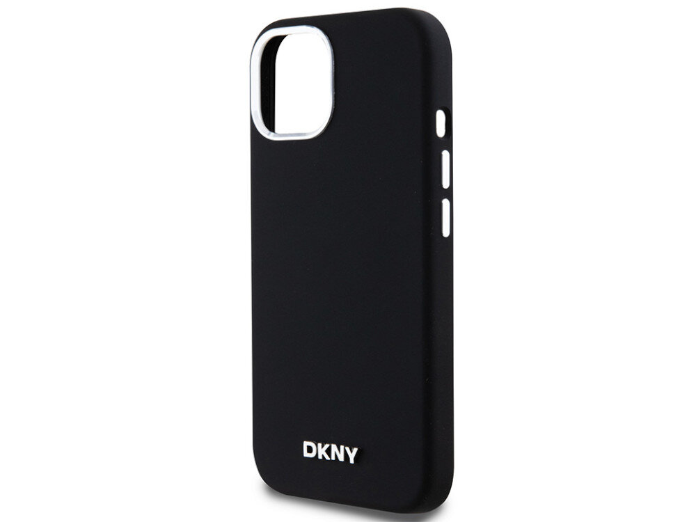 Etui DKNY Liquid Silicone Small Metal Logo elegancję, minimalizm oraz wysoką jakość wykonania
