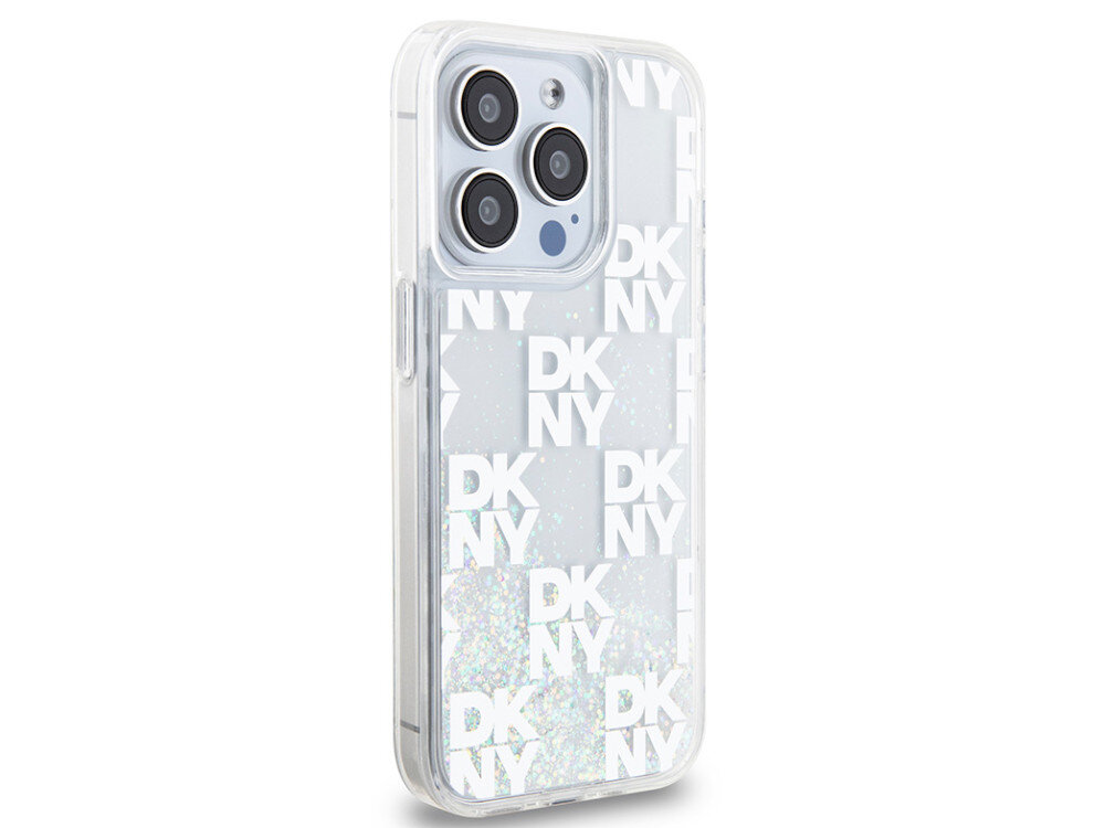 Etui DKNY Liquid Glitter Multilogo bezpieczeństwo przed przypadkowymi uszkodzeniami i wstrząsami dopasowane wymiary nie ograniczając dostępu do portów i przycisków