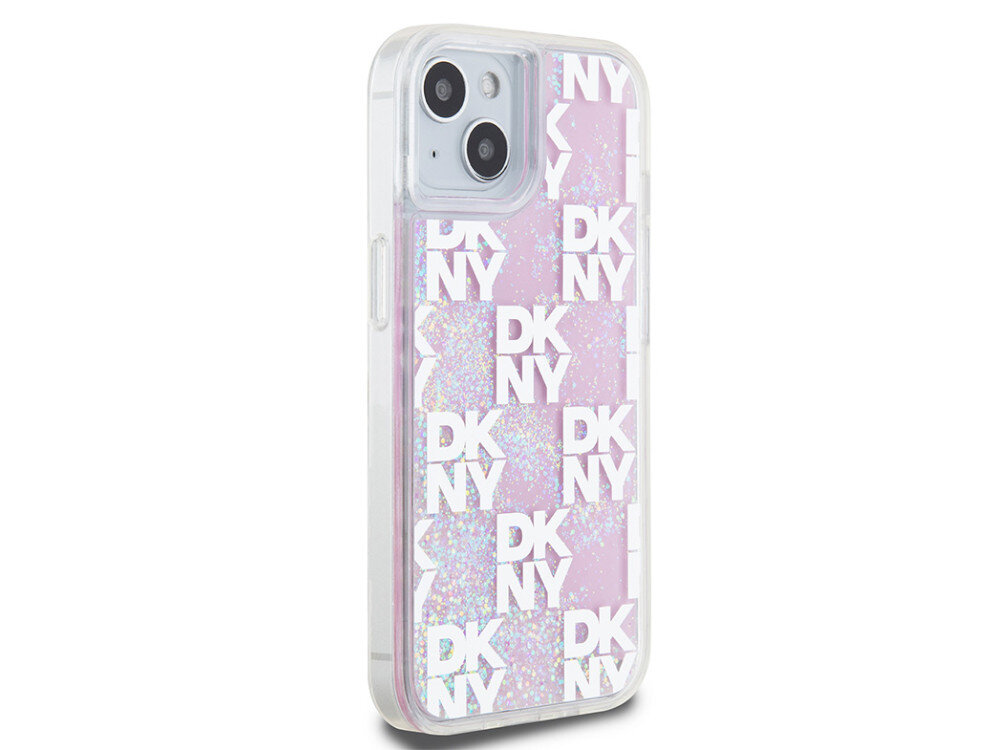Etui DKNY Liquid Glitter Multilogo bezpieczeństwo przed przypadkowymi uszkodzeniami i wstrząsami dopasowane wymiary nie ograniczając dostępu do portów i przycisków