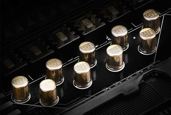 Komputer ASUS ExpertCenter D7 D700ME - stałe kondensatory