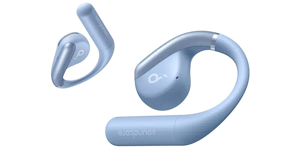 Słuchawki powietrzne SOUNDCORE Aerofit Open-Ear - Sterowanie głosem i aplikacją, słuchawki na białym tle