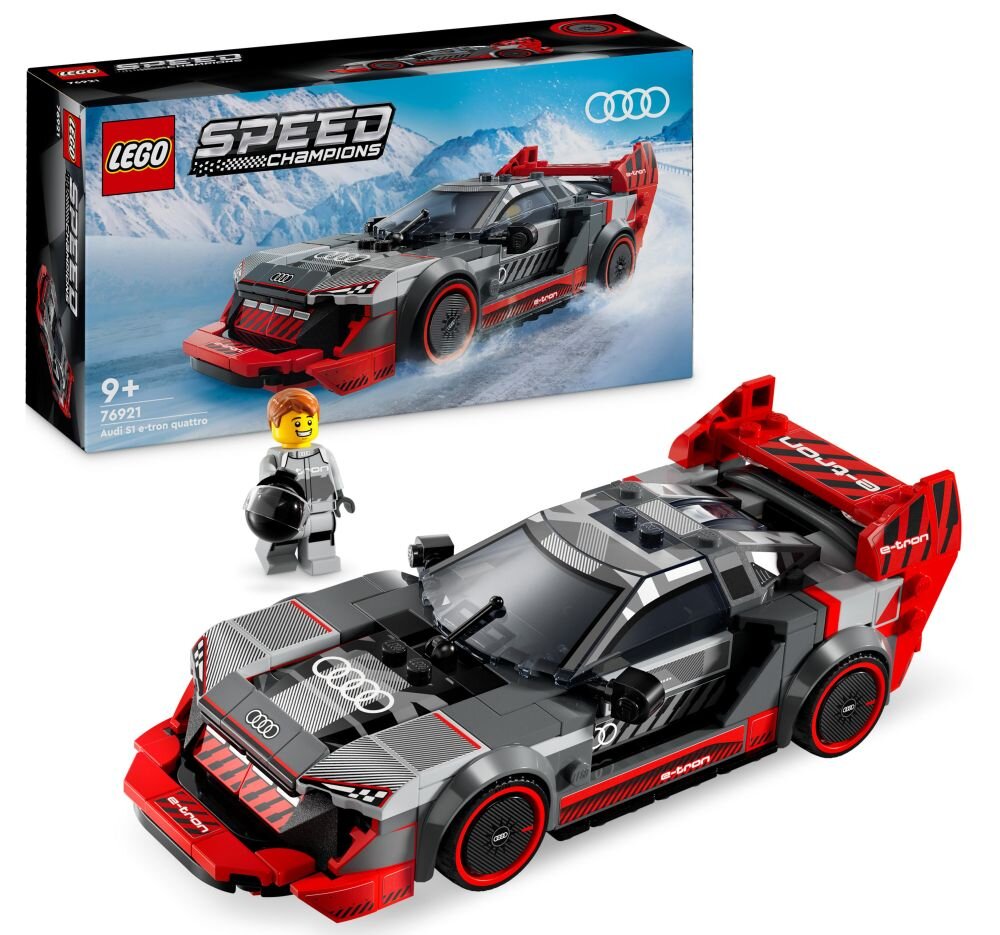 LEGO 76921 Speed Champions Wyścigowe Audi S1 E-tron Quattro Zestaw
