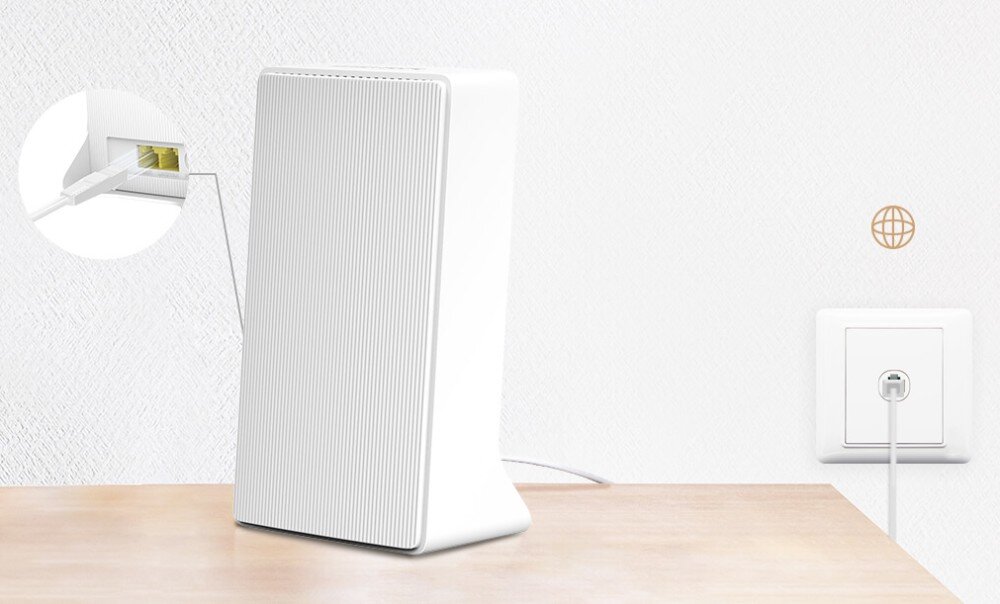 Router MERCUSYS MB130-4G 2.4 / 5 GHz (DualBand), Gniazdo SIM porty złącza podłączenie