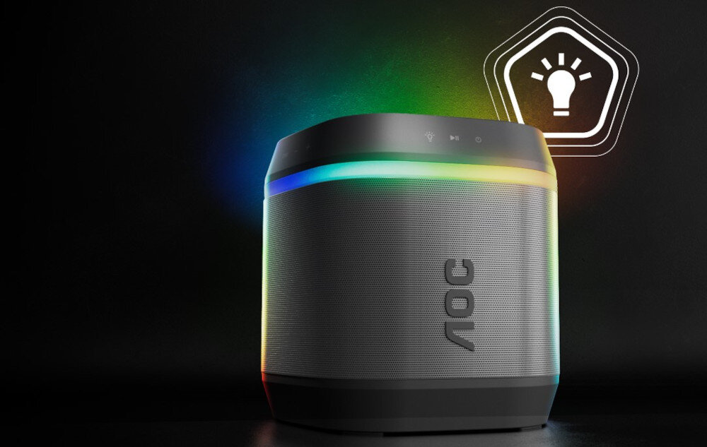 Power audio AOC O3 - Efekty świetlne