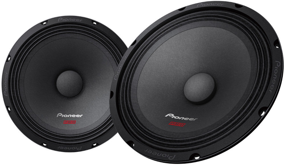 Głośniki samochodowe PIONEER TS-M2010 PRO - Dynamiczne brzmienie
