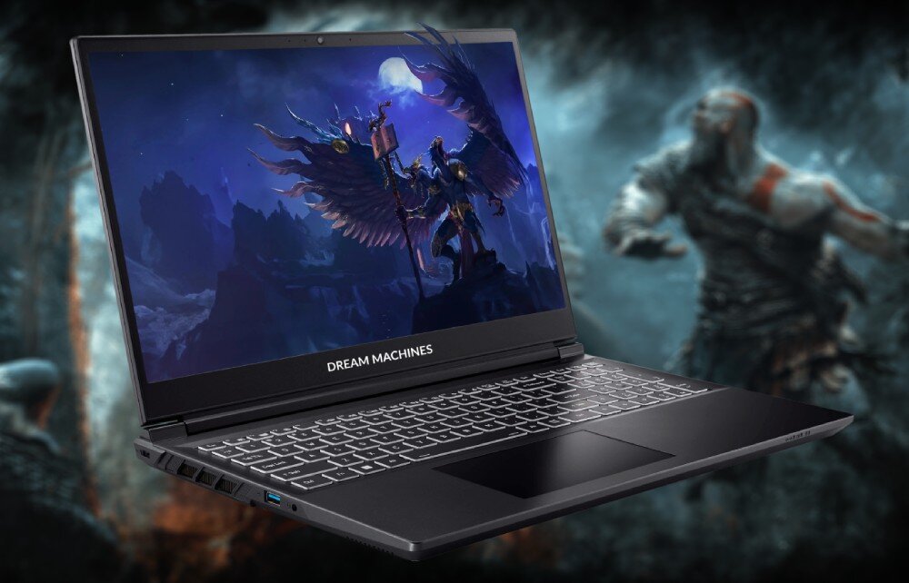 Laptop DREAMMACHINES RG4060-15PL46 15.6 144Hz i9-14900HX 32GB RAM 1TB SSD GeForce RTX4060 wygląd opis