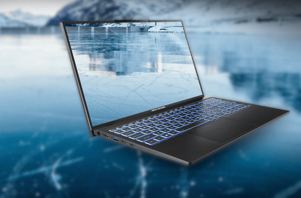 Laptop DREAMMACHINES V560TU-16PL26 16 165Hz Ultra 7-155H 32GB RAM 1TB SSD chłodzenie temperatura