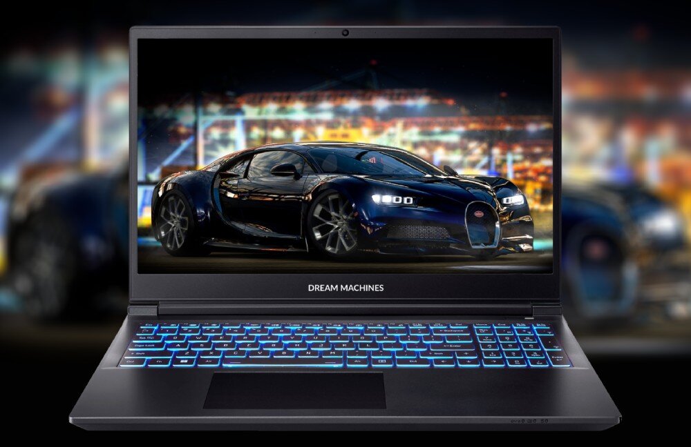 Laptop DREAMMACHINES RG4050-15PL38 15.6 144Hz i7-14700HX 32GB RAM 1TB SSD GeForce RTX4050 obraz rozdzielczość ekran odświeżanie