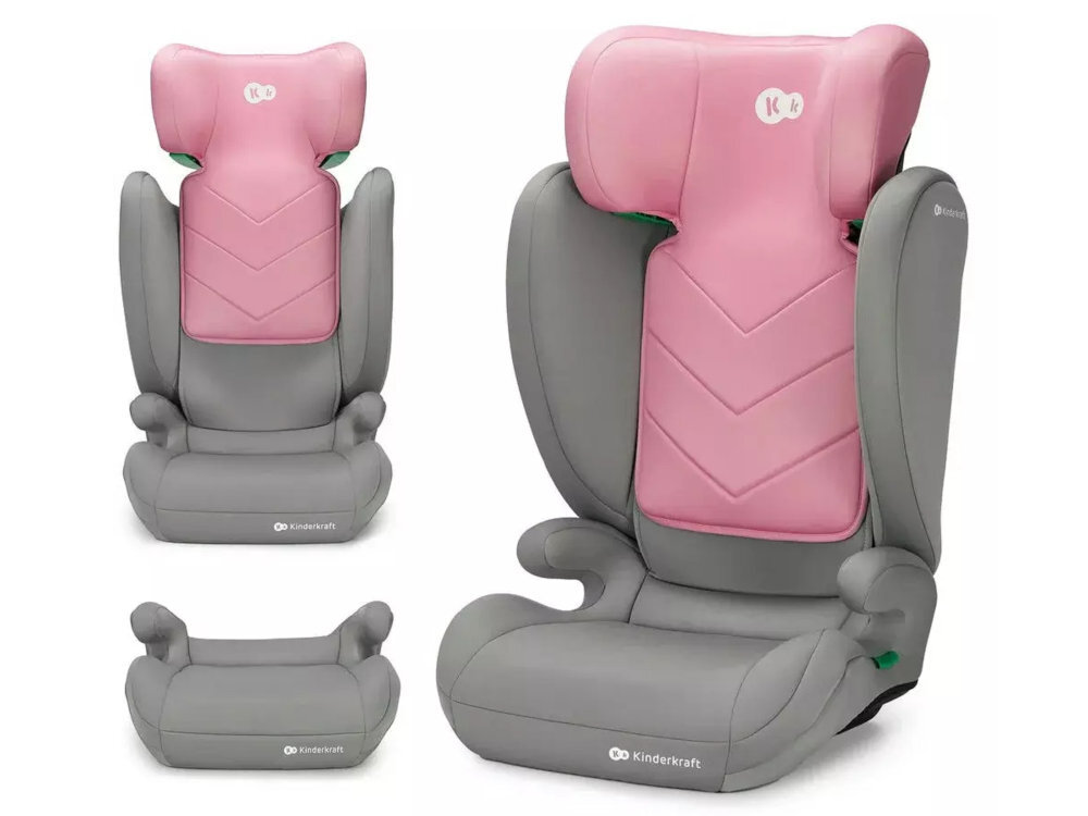 Fotelik samochodowy KINDERKRAFT I-Spark i-Size 2w1 9-36 kg Zielony bezpieczenstwo komfort sprzet na lata